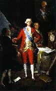 Francisco de Goya Portrait of Jose Monino, 1st Count of Floridablanca and Francisco de Goya painting